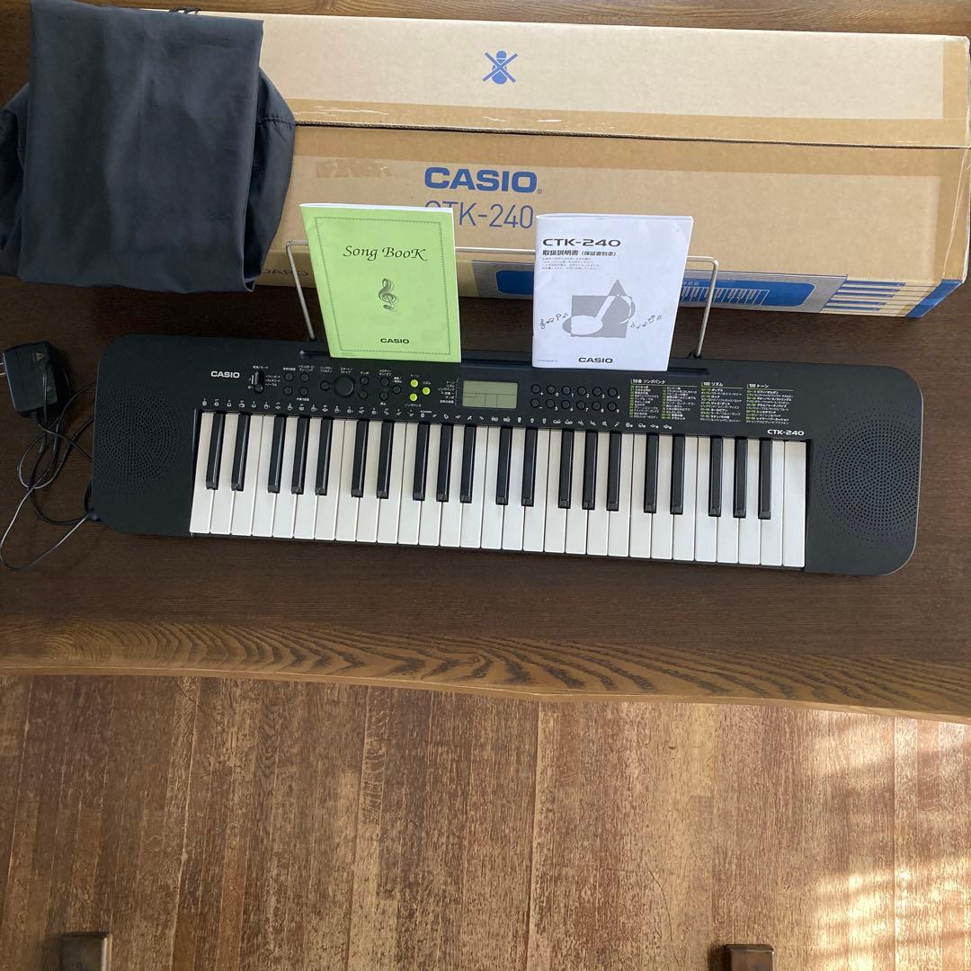 CASIO CTK-240 電子キーボード 49鍵盤 ブラック - メルカリ