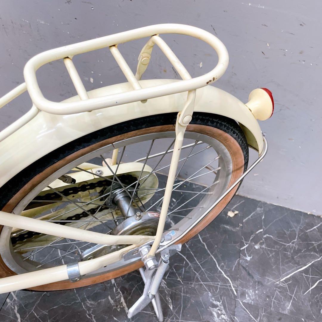 【937】《関西 引き取り》子供用自転車 ブリヂストン HACCHI クリーム