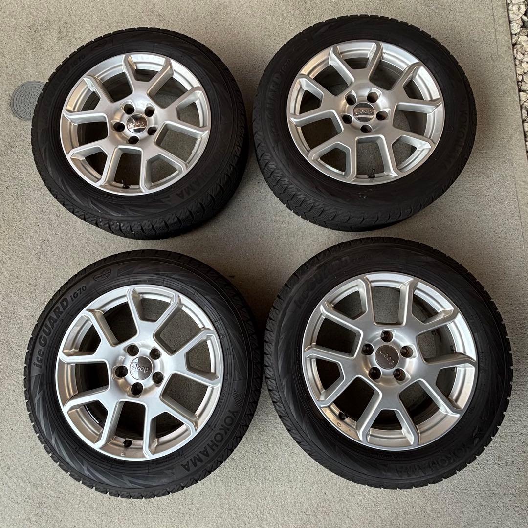 ジープ レネゲード 純正ホイール スタッドレスタイヤ - メルカリ