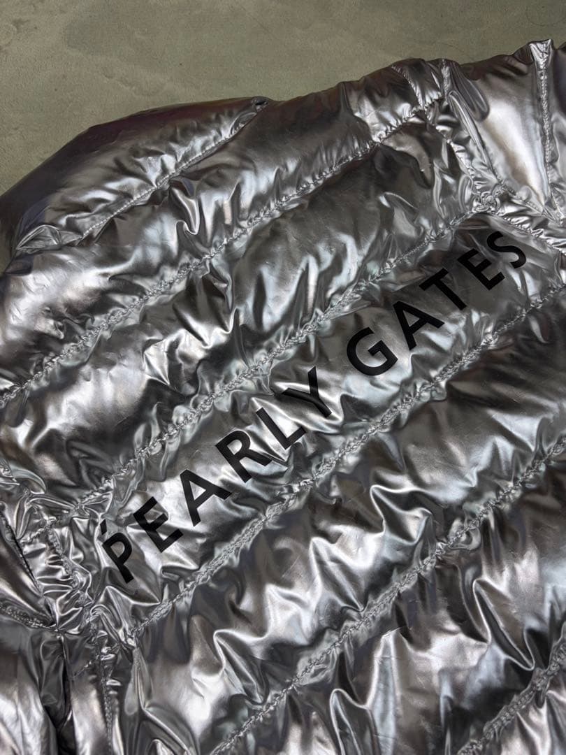 ダンディ様専用）パーリーゲイツ、プラチナシルバー、ダブルジップ