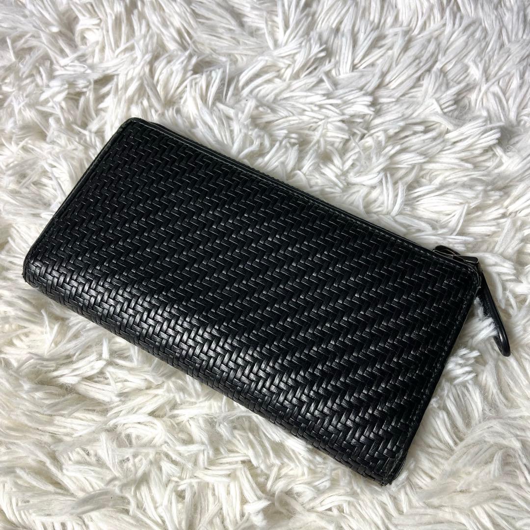 希少✨】エルメネジルドゼニア ペッレテスータ 長財布 レザー 黒