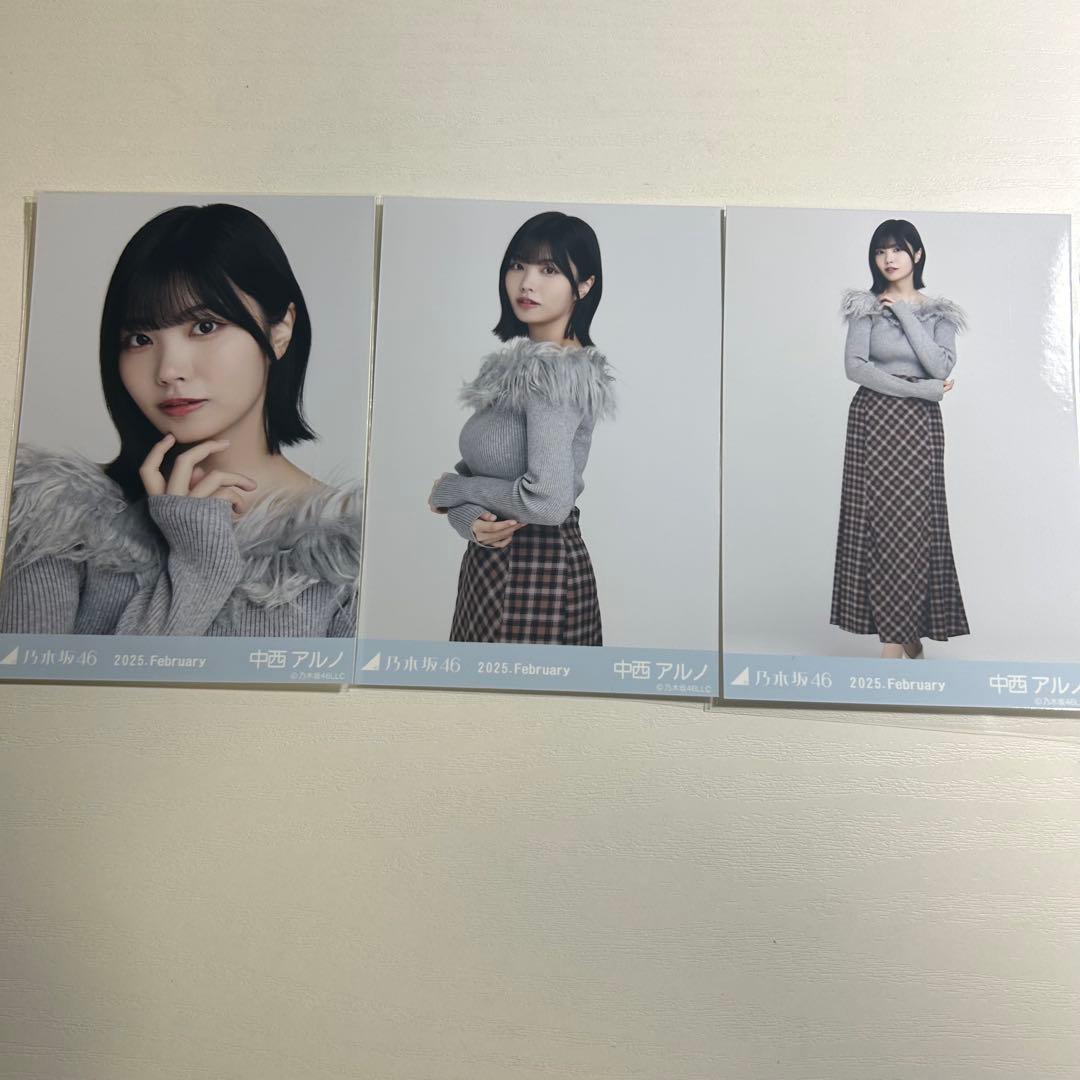 乃木坂46 中西アルノ 生写真 オフショルニット コンプ - メルカリ