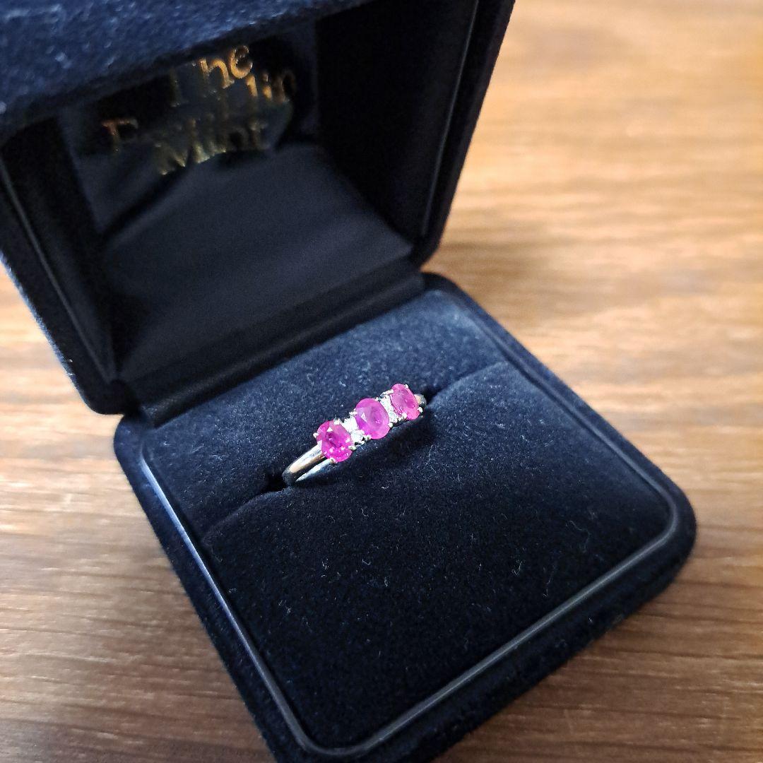 k10 リング WG ホワイトゴールド　値下げ中 K10 WG ホワイトゴールド ダイヤモンド 0.06ct ピンキーリング