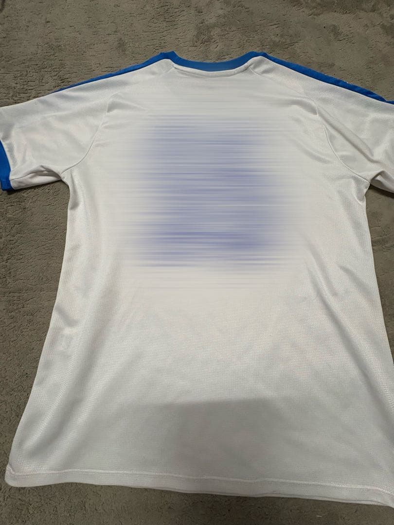 飯塚高校サッカー部 練習試合ユニホーム 白 Mサイズ 飯塚高校サッカー