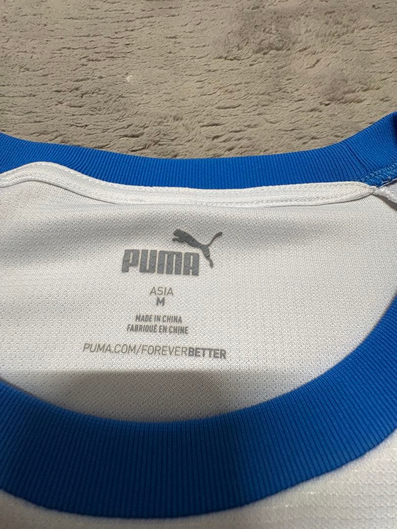 飯塚高校サッカー部 練習試合ユニホーム 白 Mサイズ 飯塚高校サッカー