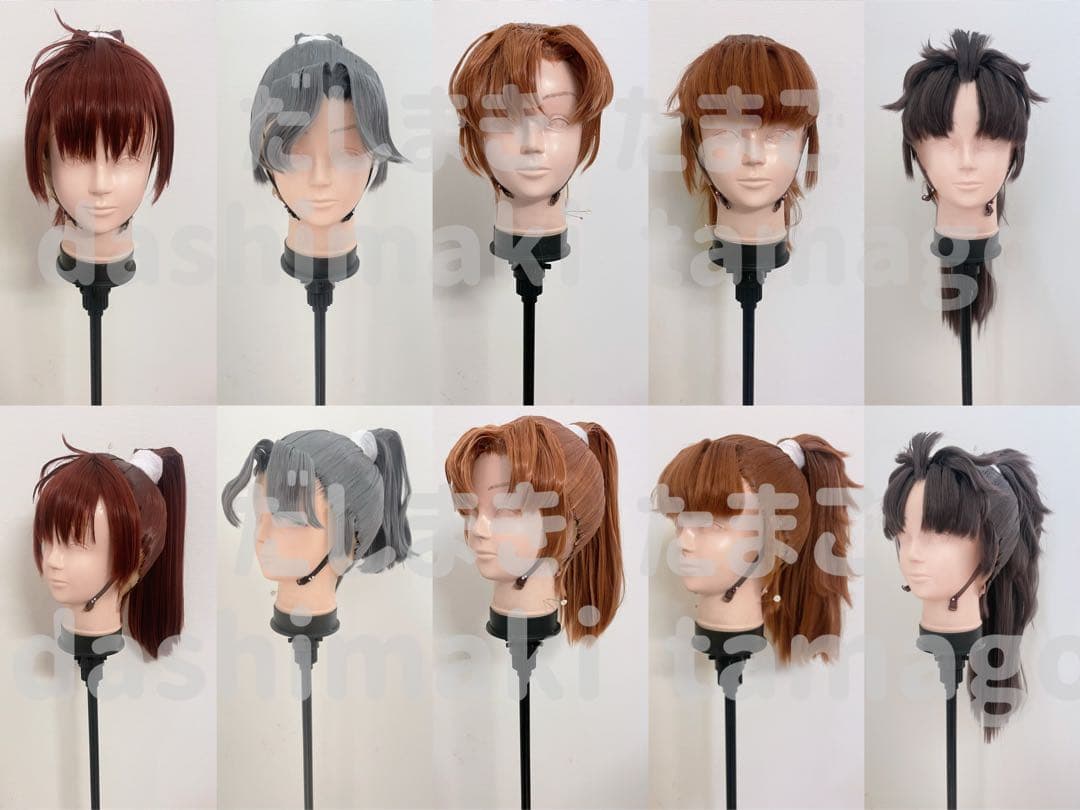 コスプレウィッグオーダー 専用ページ【結い上げ専用 】忍たま乱太郎