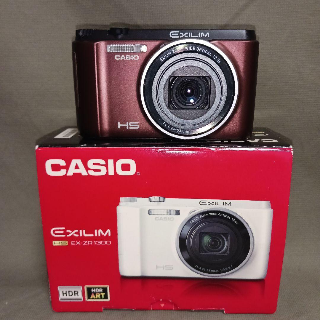 訳有り CASIO カシオ EX-ZR1300 ブラウン デジカメ EXILIM - メルカリ