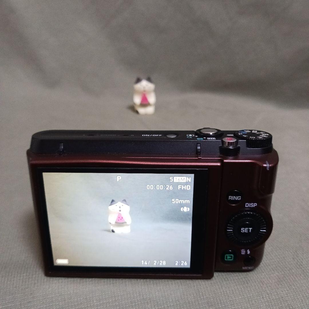 訳有り CASIO カシオ EX-ZR1300 ブラウン デジカメ EXILIM - メルカリ