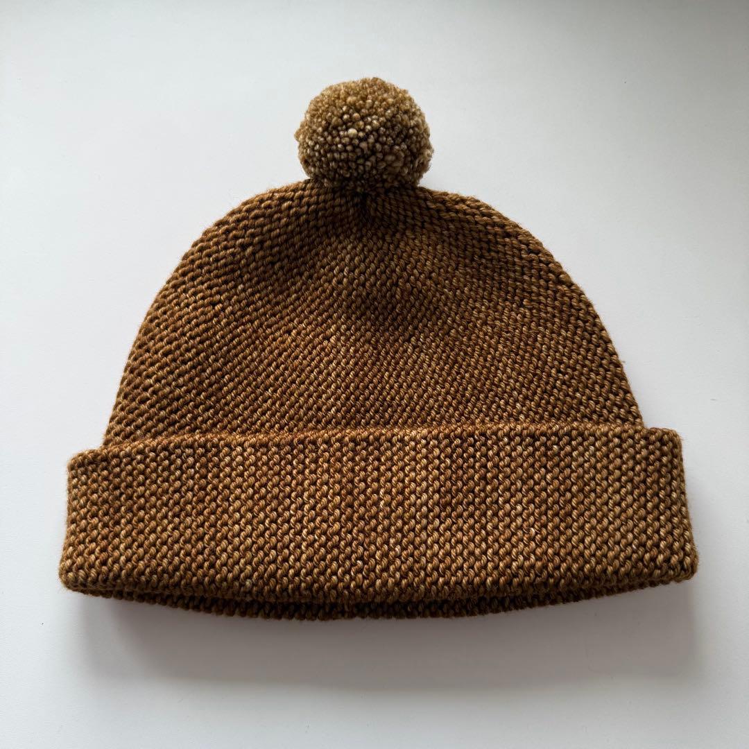 misha&puff Garter Hat - Nutmeg 2-4y