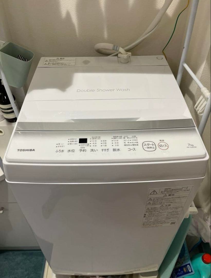 ⭐︎ほぼ未使用⭐︎全自動洗濯機 東芝 7.0kg ピュアホワイト AW-7GM2-