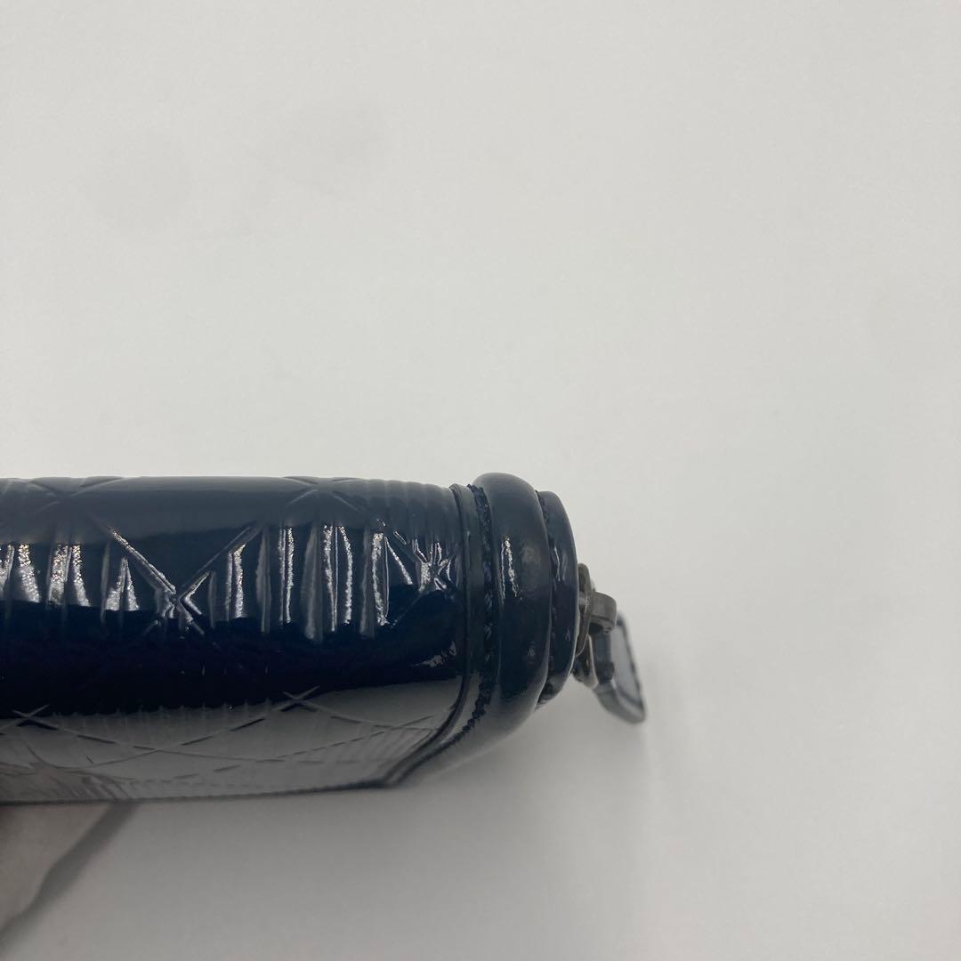 ✨極美品✨ バーバリー ラウンドジップ 長財布 レザー ネイビー