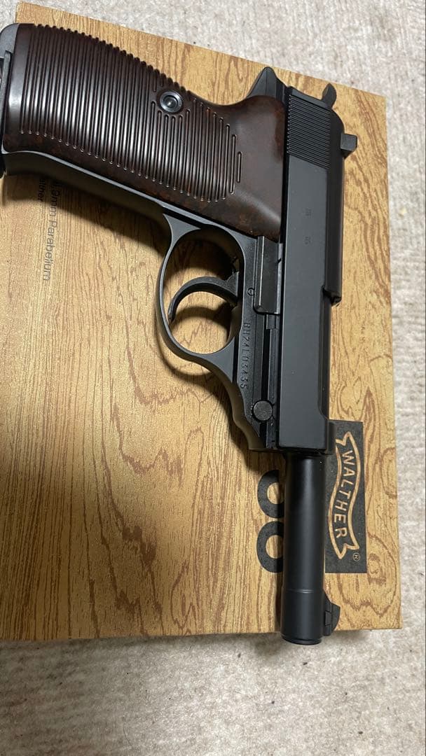 マルゼン　ワルサーP38 ガスブロ　マガジン2つ 楽天市場】ガス ワルサー P38用 12連マガジン ブラック【マルゼン