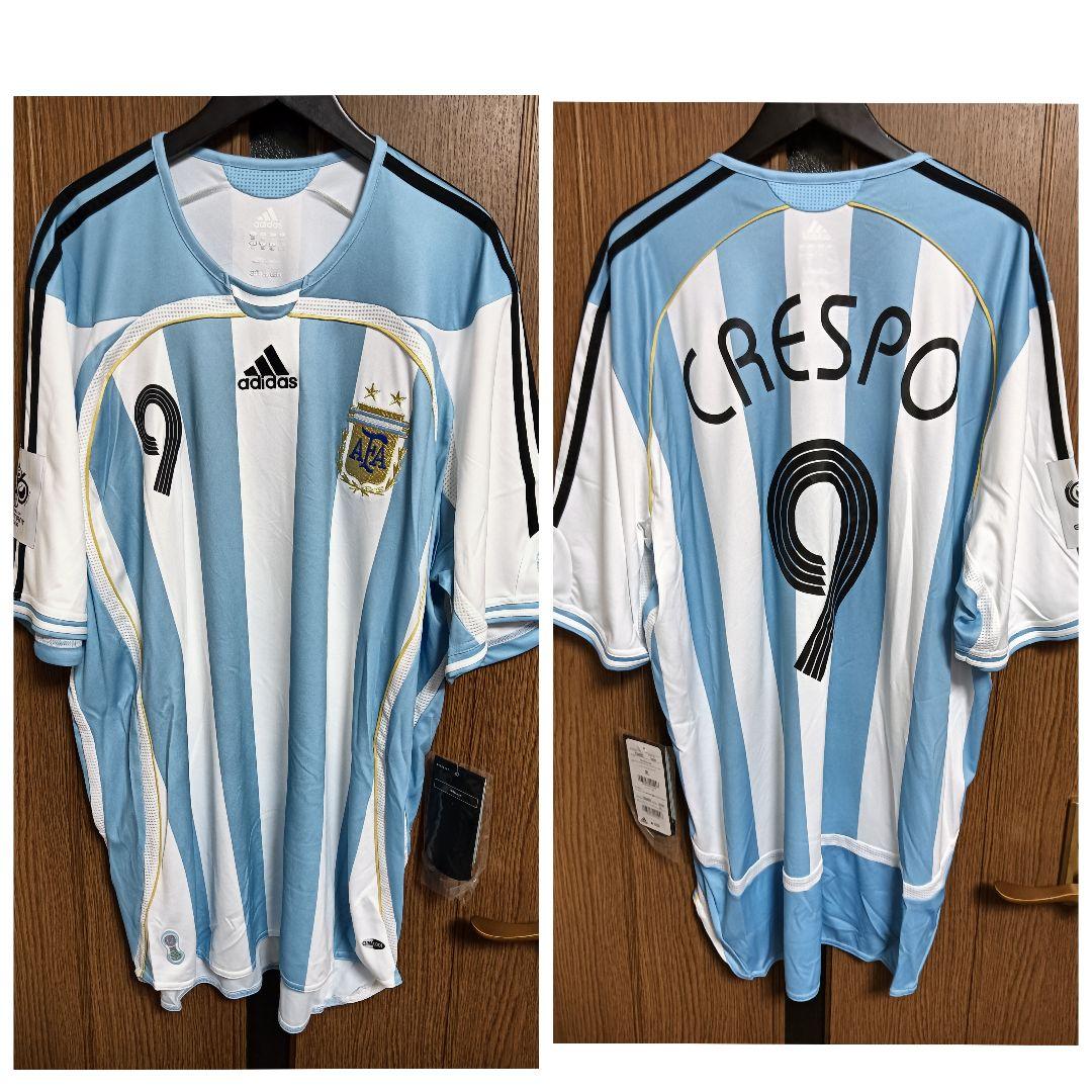 アディダス アルゼンチン代表 クレスポ ユニフォーム 06/07ホーム タグ