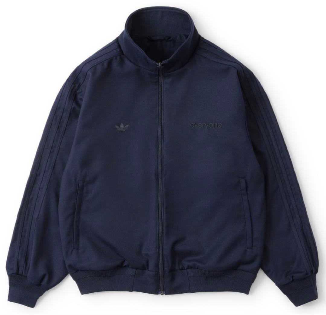 everyone×adidas ネイビー ジップアップジャージ - メルカリ