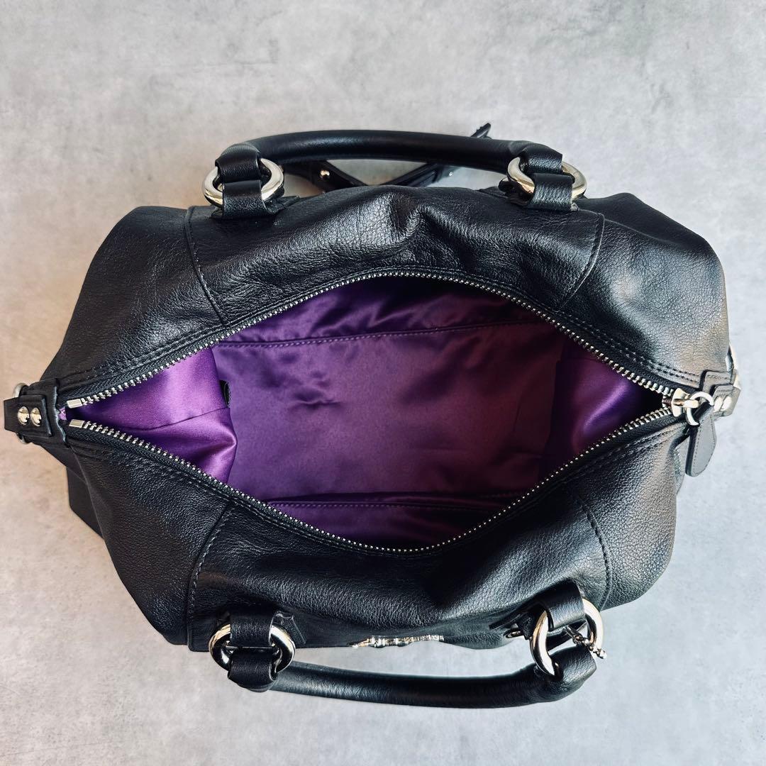 Y2K COACH Ashley Satchel 2way Bag BLACK - メルカリ