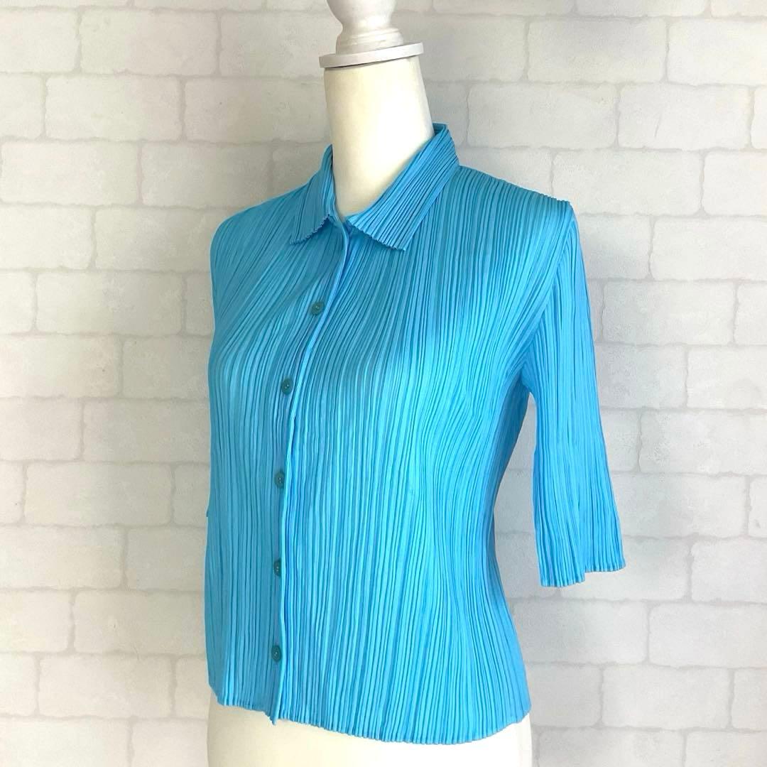 夏色】PLEATS PLEASE イッセイミヤケ プリーツ 半袖 シャツ 3の通販は