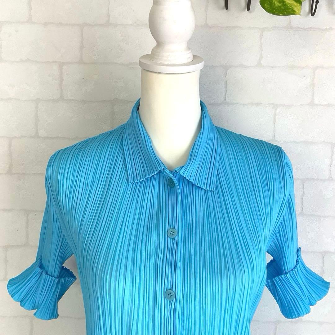 夏色】PLEATS PLEASE イッセイミヤケ プリーツ 半袖 シャツ 3の通販は