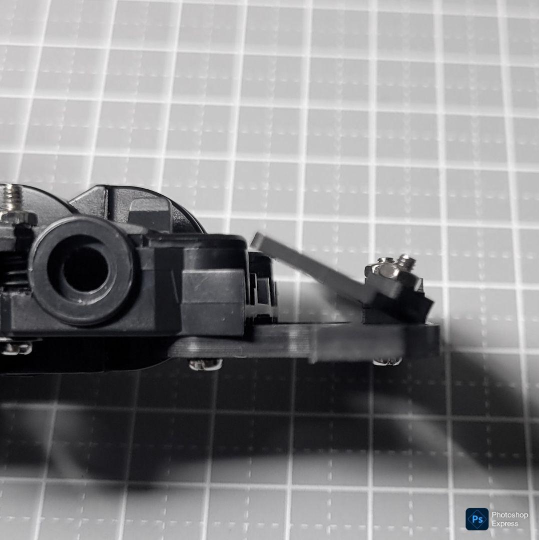 【CNC加工】 ヒンジ式フロントAT カーボンパーツセット (スラスト抜け防止)