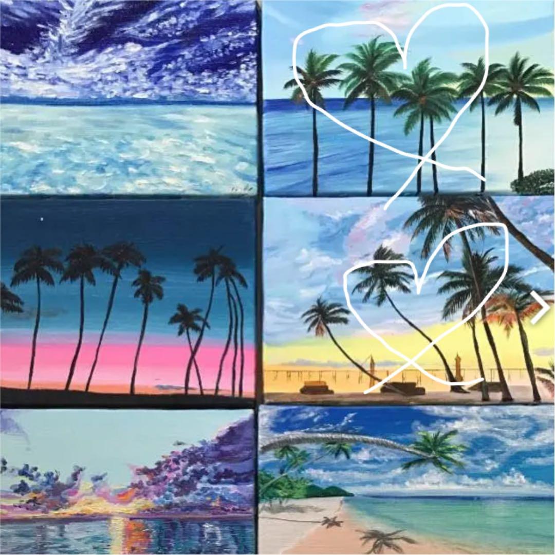 sea♡ハワイ♡ビーチ♡海の絵♡インテリア♡アート♡ロンハーマン