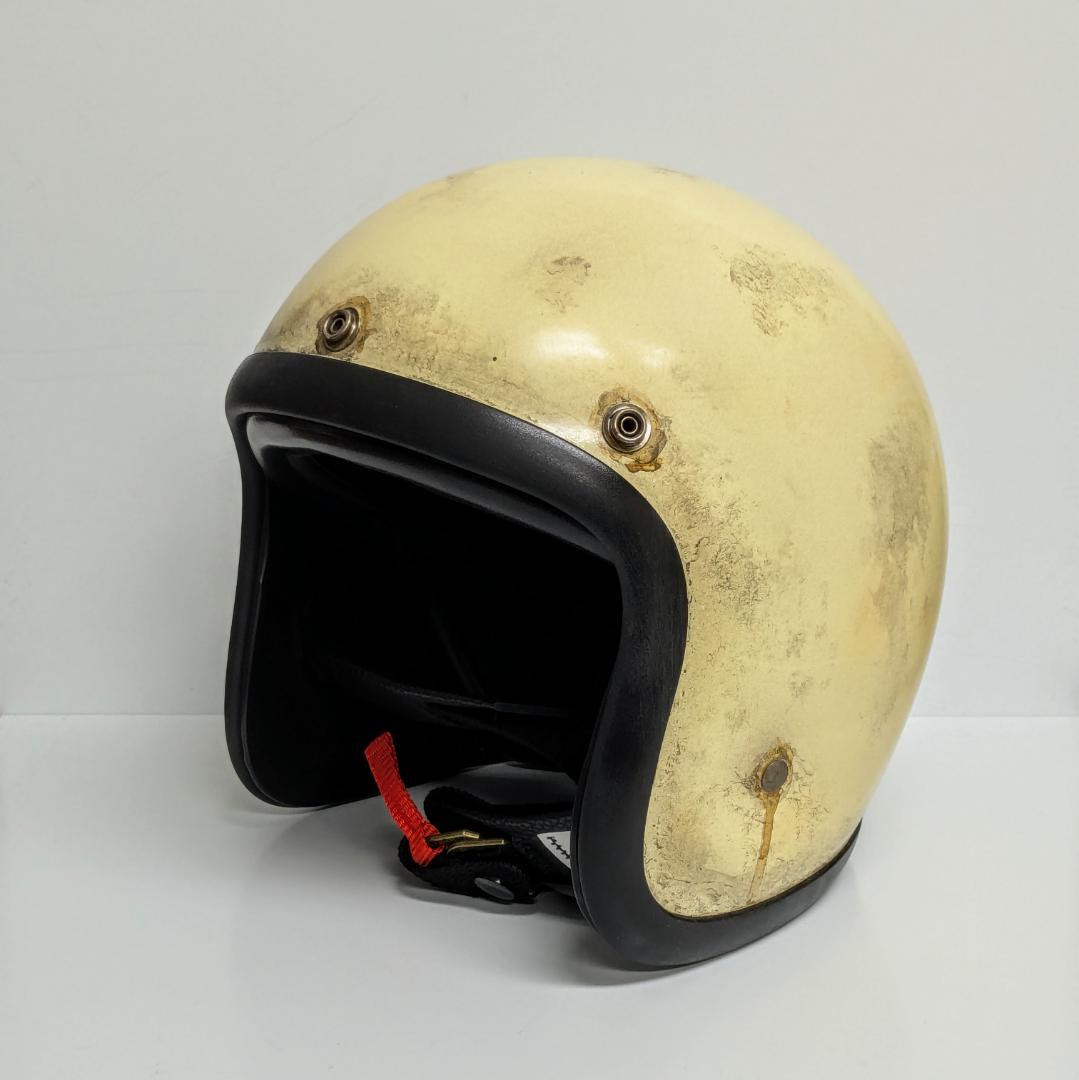 500TXタイプ　ヘルメット【装飾用】　エイジング加工　XL① OCEAN BEETLE LAC / 500-TX エイジング加工 ありがたい事にレアな