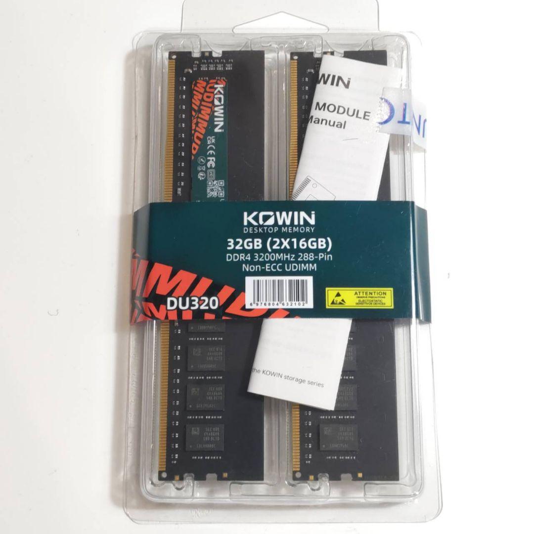 KOWIN DDR4 3200 16GB×2 (32GB) メモリ - メルカリ