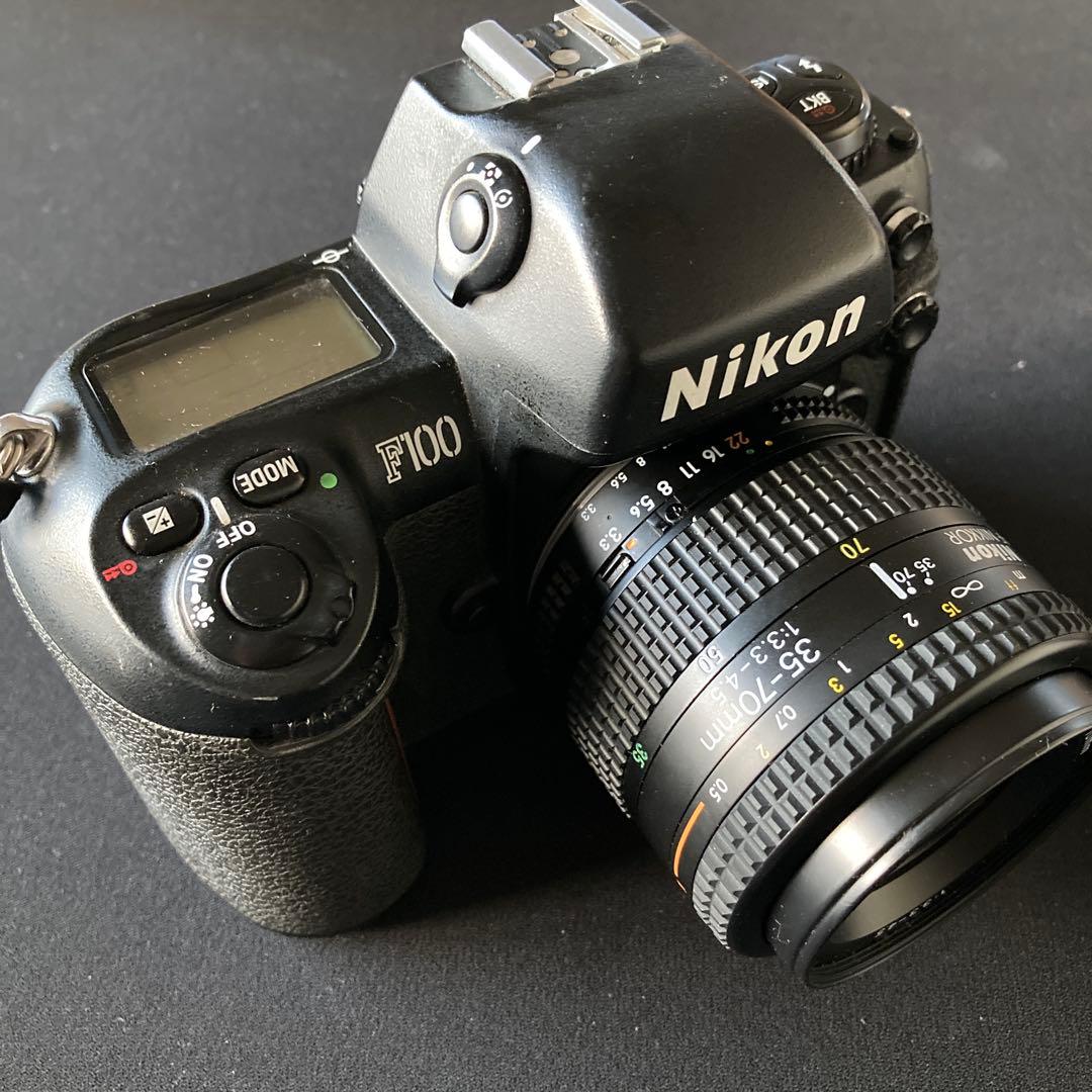 NIKON F100フィルムカメラ 一眼レフ 35-70mmレンズ