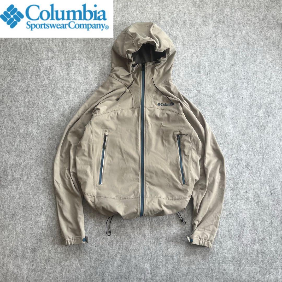 Columbia jacket y2k ドローコード テック系 ソフトシェル - メルカリ