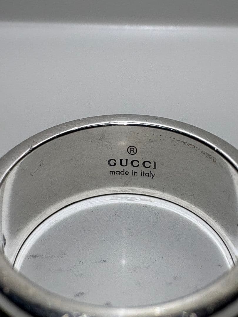 GUCCI ブランデッドG リング 刻印サイズ:14号【箱/ポーチ付】 - メルカリ