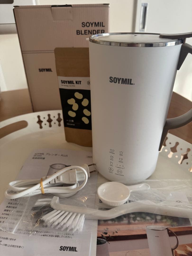 【豆乳メーカー】ソイミル　SOYMILブレンダー➕ 大豆（一人娘） 楽天市場】【ソイミル公式】SOYMILブレンダーPLUS ＜楽天特別特典豆乳