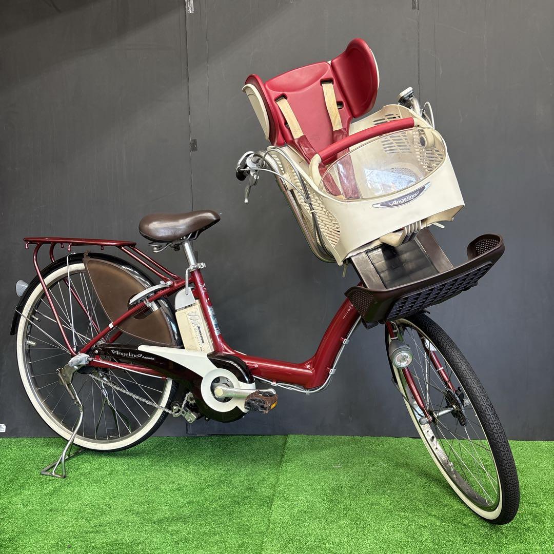 パチキ様 前子供乗せ無し BS Angelino レッド 3人乗り対応 97☆ - メルカリ