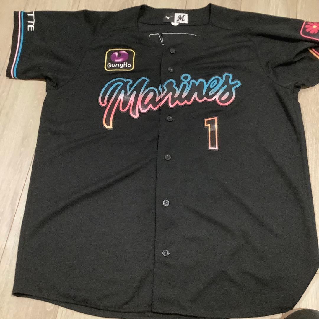 千葉ロッテマリーンズ 藤原恭大 ブラックサマーユニフォーム Oサイズ