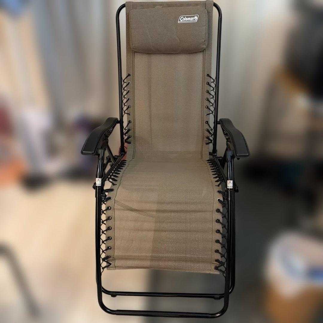 Coleman インフィニティチェア　室内使用 インフィニティチェア 室内でも使える！リクライニングが最高の