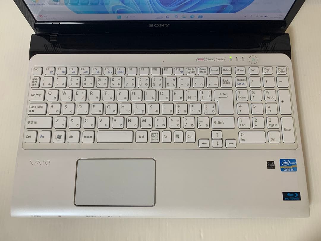 ノートPC ソニー VAIO SVE151B11N Win8 初期化済み SONYのVAIOパソコン