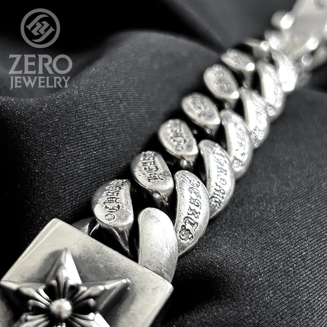 ⭐️週末価格！即日発送！925】スター 極太ブレスレット 11リンク W