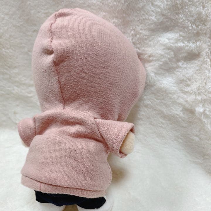 【オーダーページ】☆ちびぬい服☆コラボプリントパーカー☆赤ピンク☆