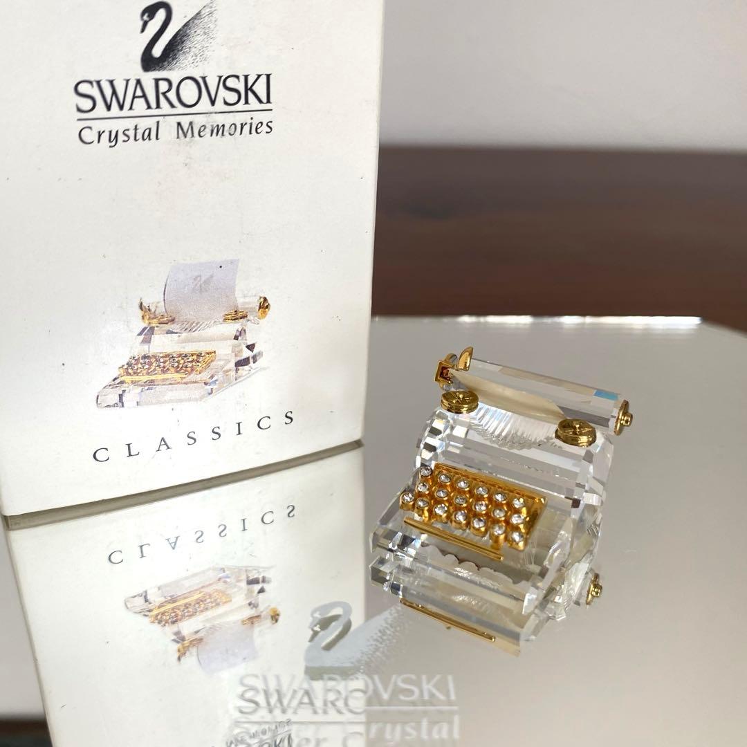 SWAROVSKI スワロフスキー クリスタル タイプライター 置物 - メルカリ