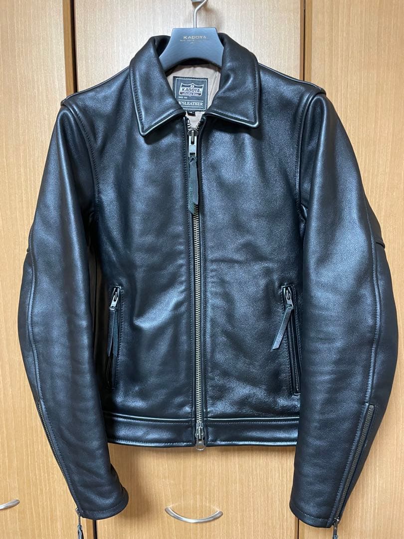 KADOYA K'SLEATHER ブラック レザー M KADOYA K'SLEATHER ブラックガード M - メルカリ