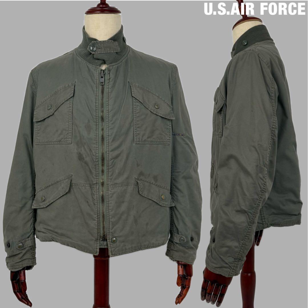 米軍実物 70s ビンテージ USAF CWU-7/P メカニックジャケット L U.S.AIR FORCE 70年代 CWU-7/P 列線整備員 整備兵用 メカニック