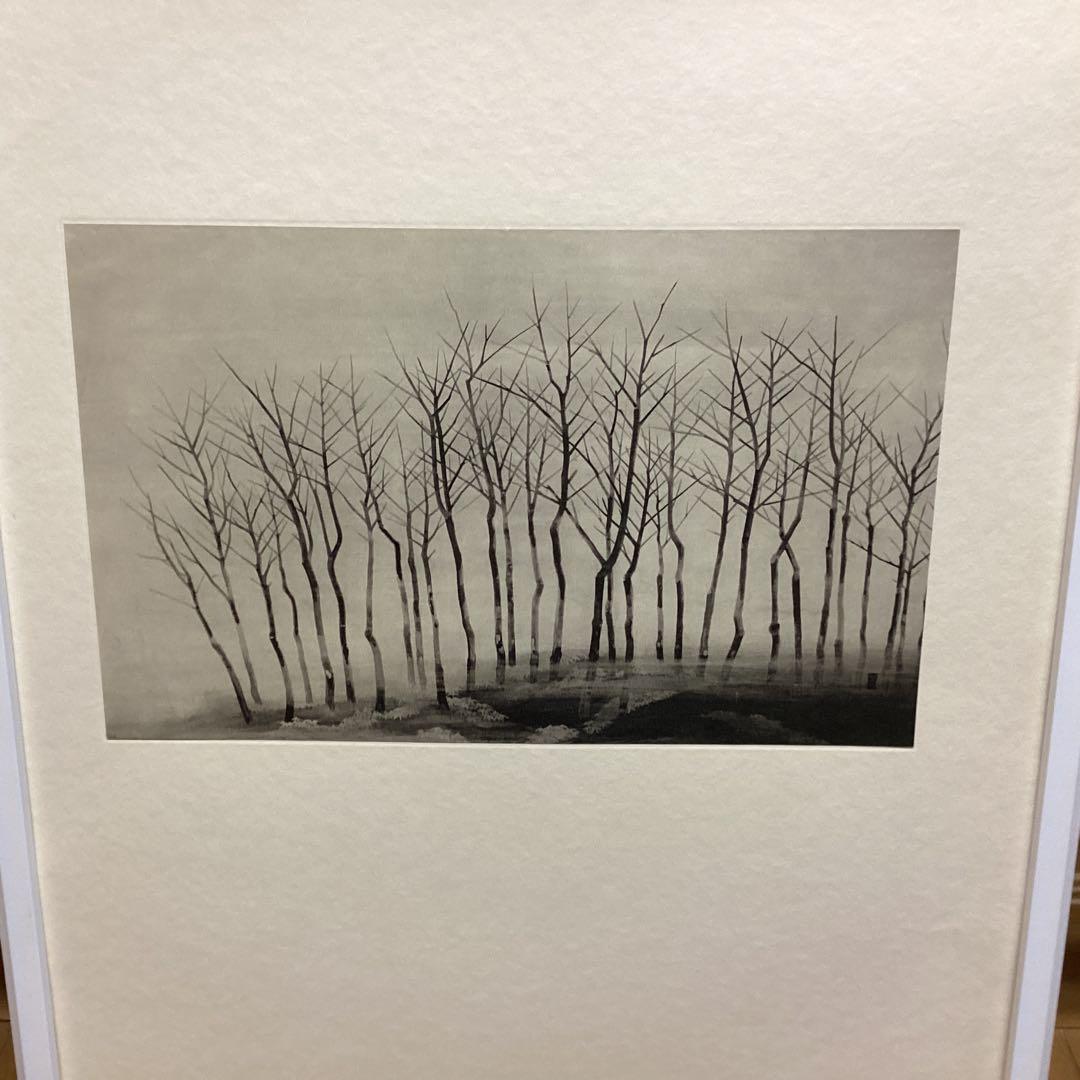 天才画家　速水御舟　作品集大作編　便利堂監修　画集NO 34 【寒　林】