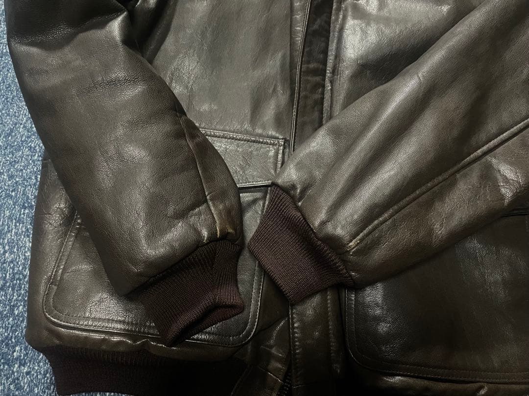 l.l.bean G-1 レザー　ボア　フライトジャケット　M USA製