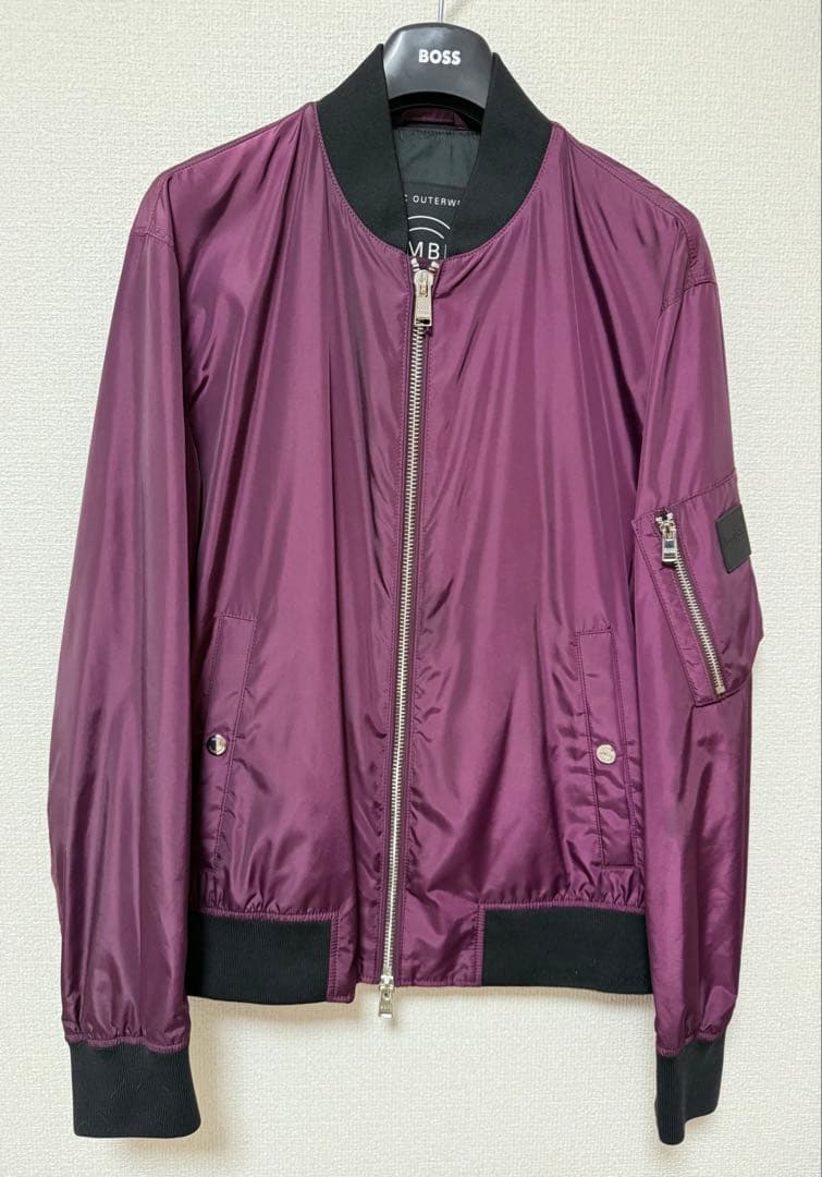 未使用級 HUGO BOSS ボンバージャケット 46 アウター ブルゾン - メルカリ