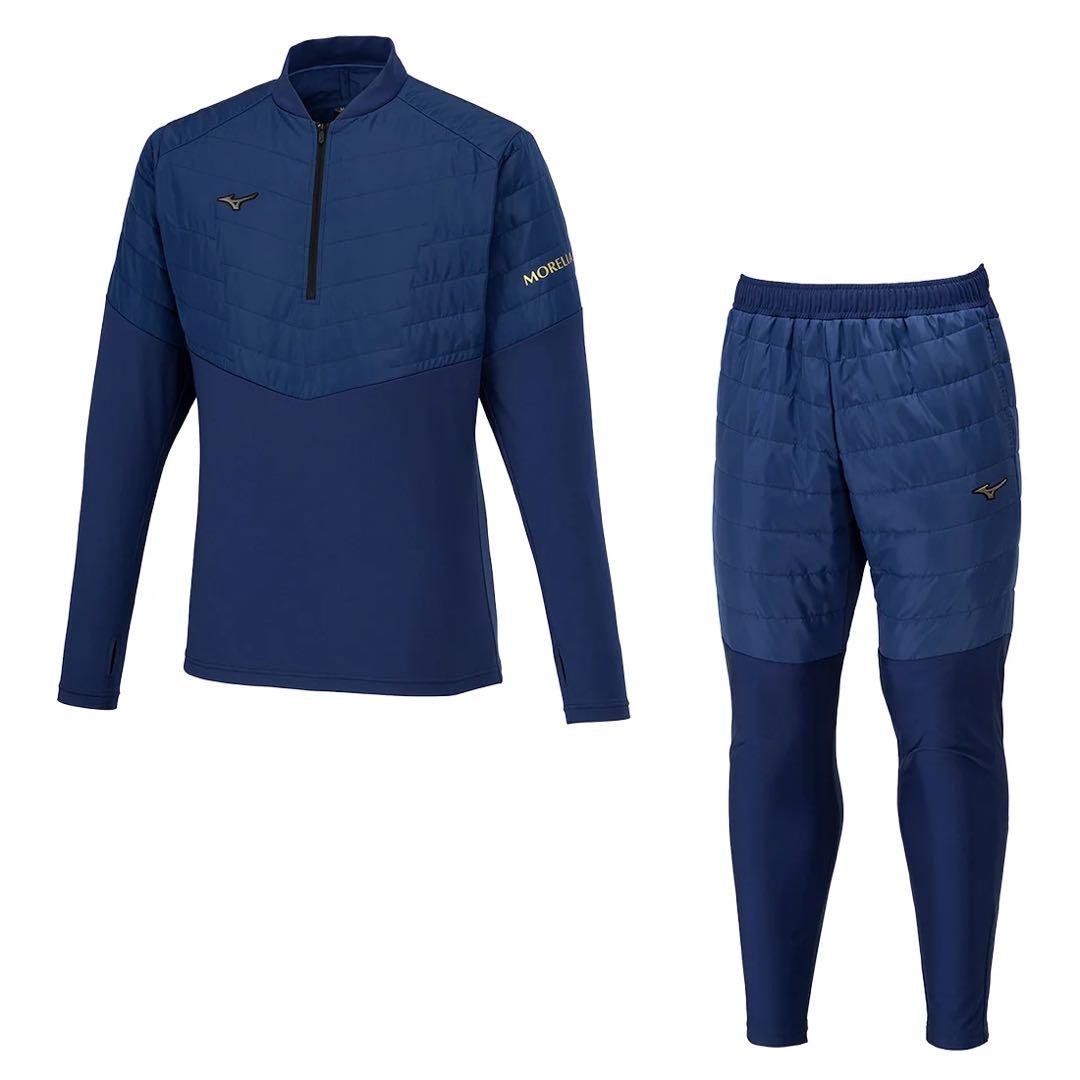 ミズノ　モレリア　ハイブリッドトレーニングトップ・パンツ　Lサイズ　セット MIZUNO（ミズノ） モレリア ハイブリッドトレーニングトップ＆パンツ