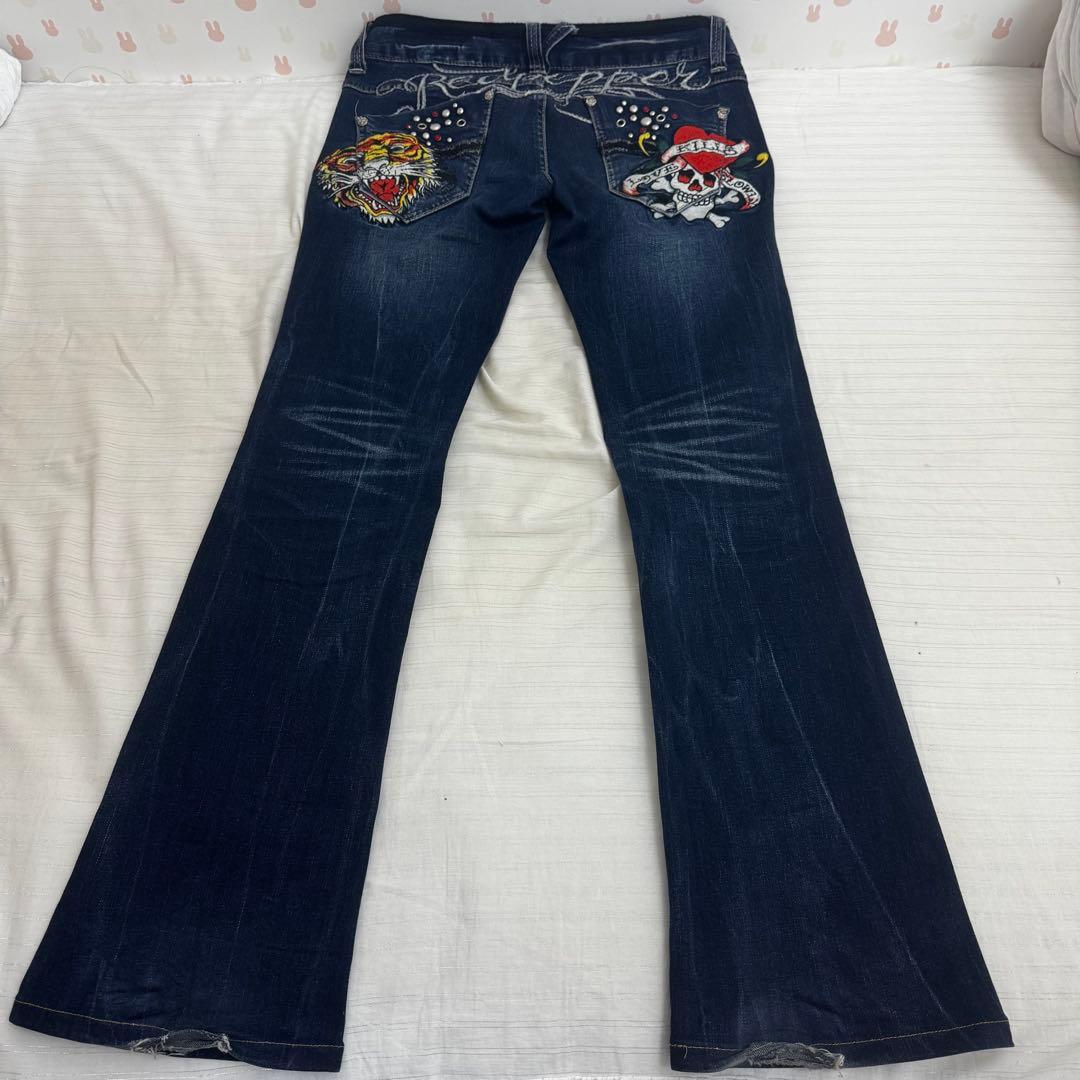 REDPEPPER×Ed Hardy フレアデニム 28 - メルカリ