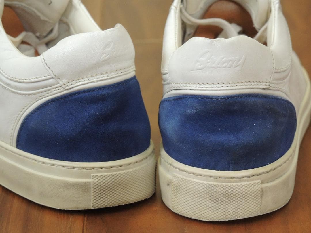 ブリオーニ Brioni レザースニーカー 6 JP24.5 最高級モデル10万