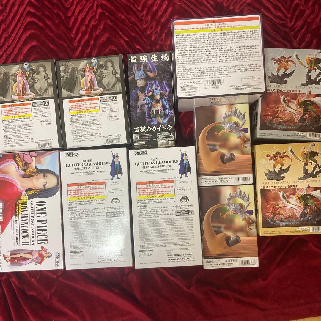 ONE PIECE フィギュアハンコック ロー ルフィ　カイドウ　白髭　ロジャー