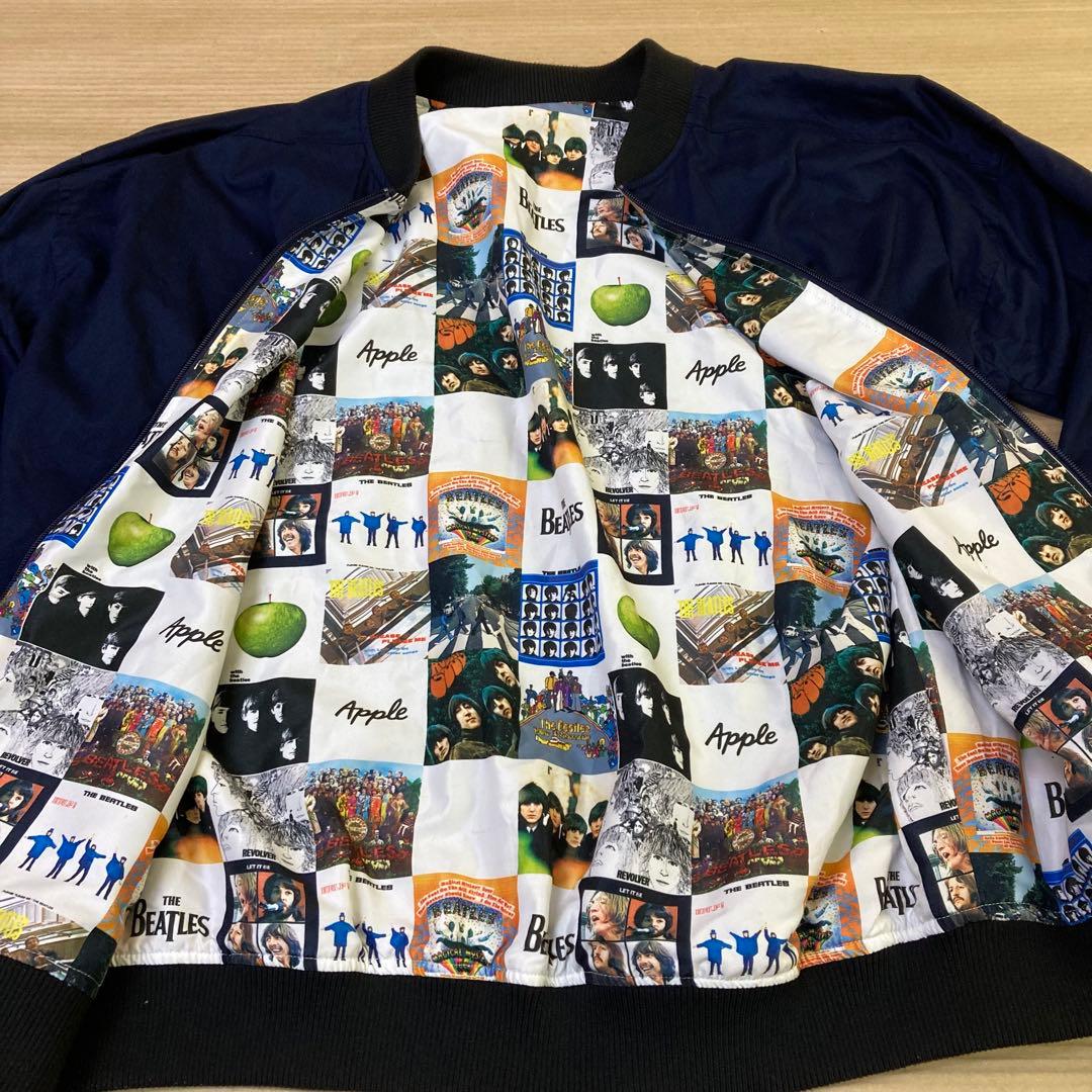 graniph グラニフ ビートルズ リバーシブル ブルゾン ジャケット