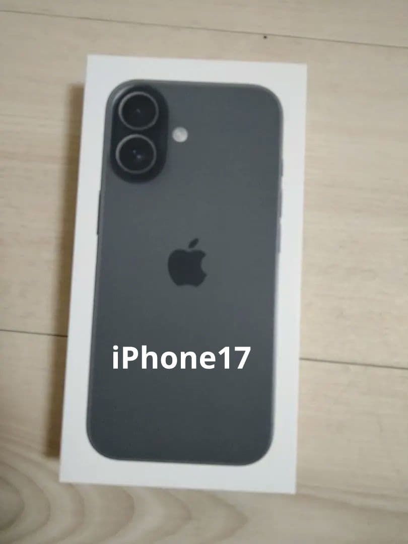 新品未開封 iPhone17 ブラック 256GB iPhone 17 【新品未開封】iPhone17 256GB [ブラック ] MG674J/A SIM