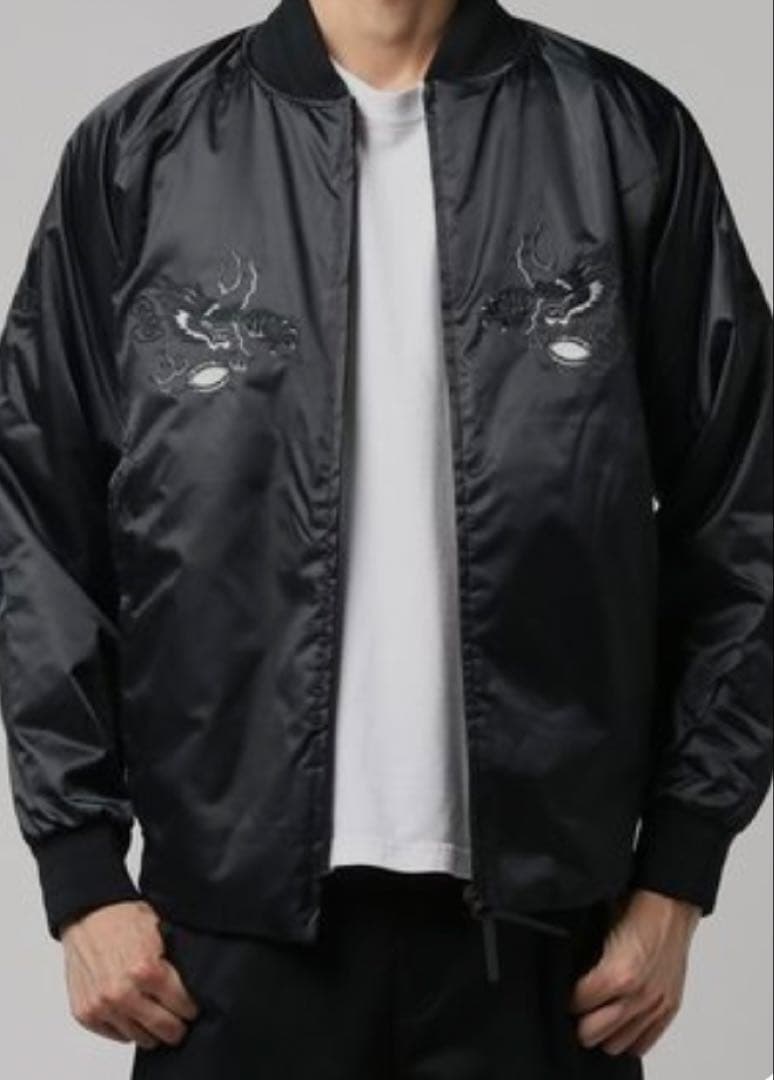 adidas オールブラックス　スカジャン adidas（アディダス）の「adidas/アディダス オールブラックス 日本