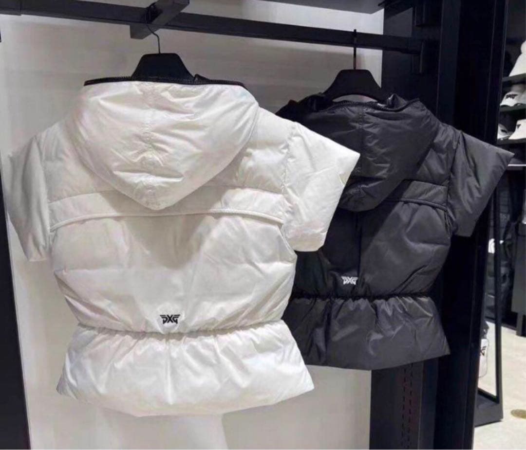 送料 無料スポーツ - ゴルフ レディース PXG 半袖 ダウン アウター