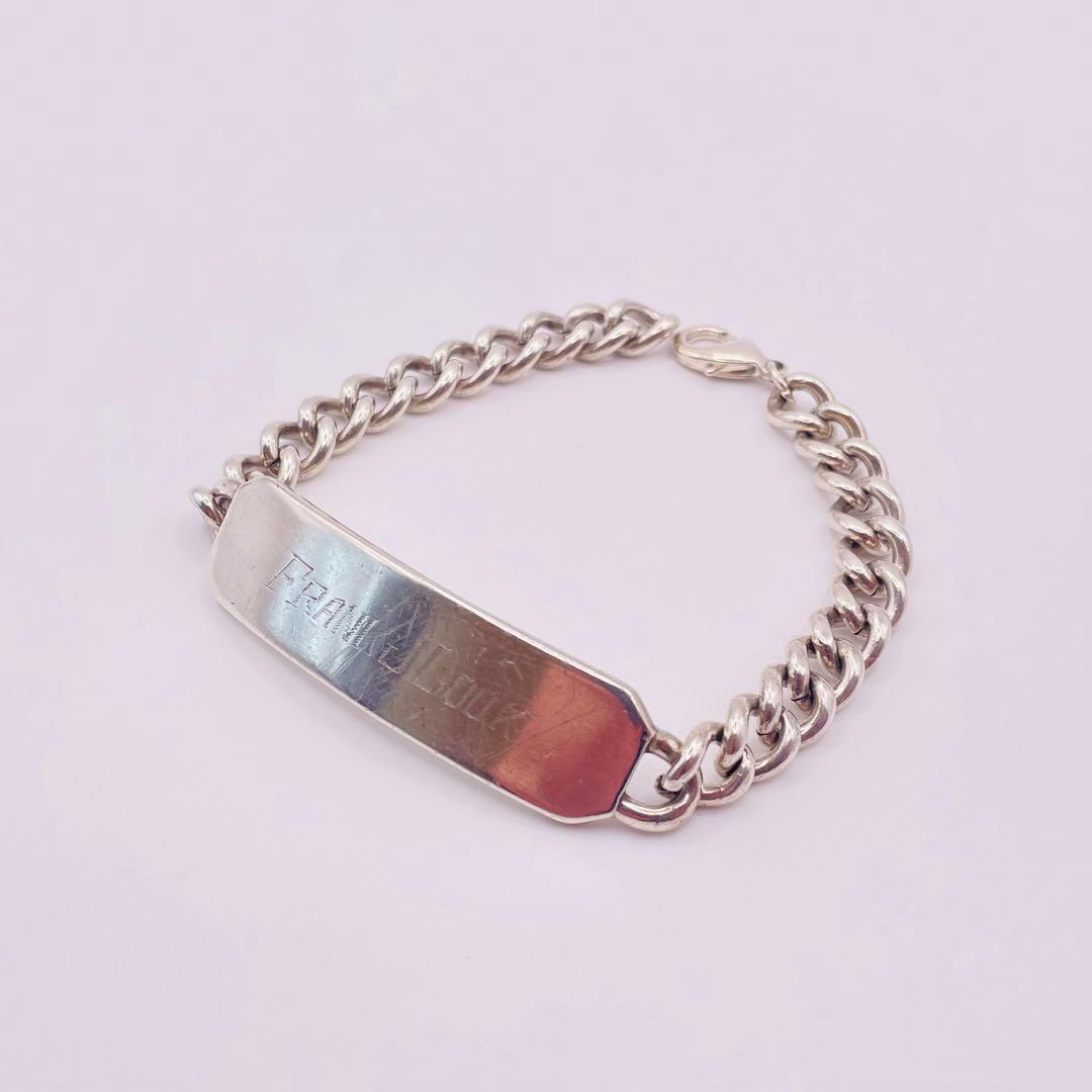 40s WW2 IDプレート ブレスレット ネームタグ 40s WW2 military ID BRACELET | moonbirds vintage